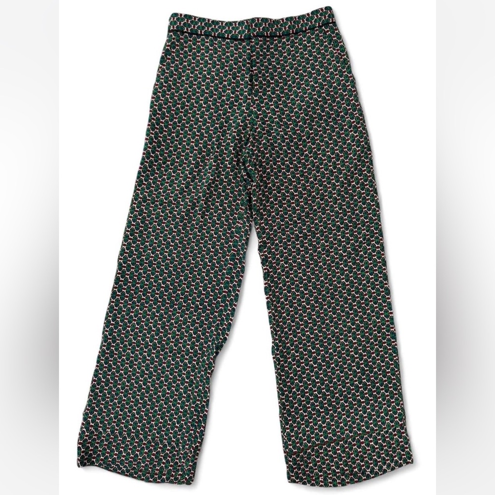 Marni Green Patterned Trouser Pant
